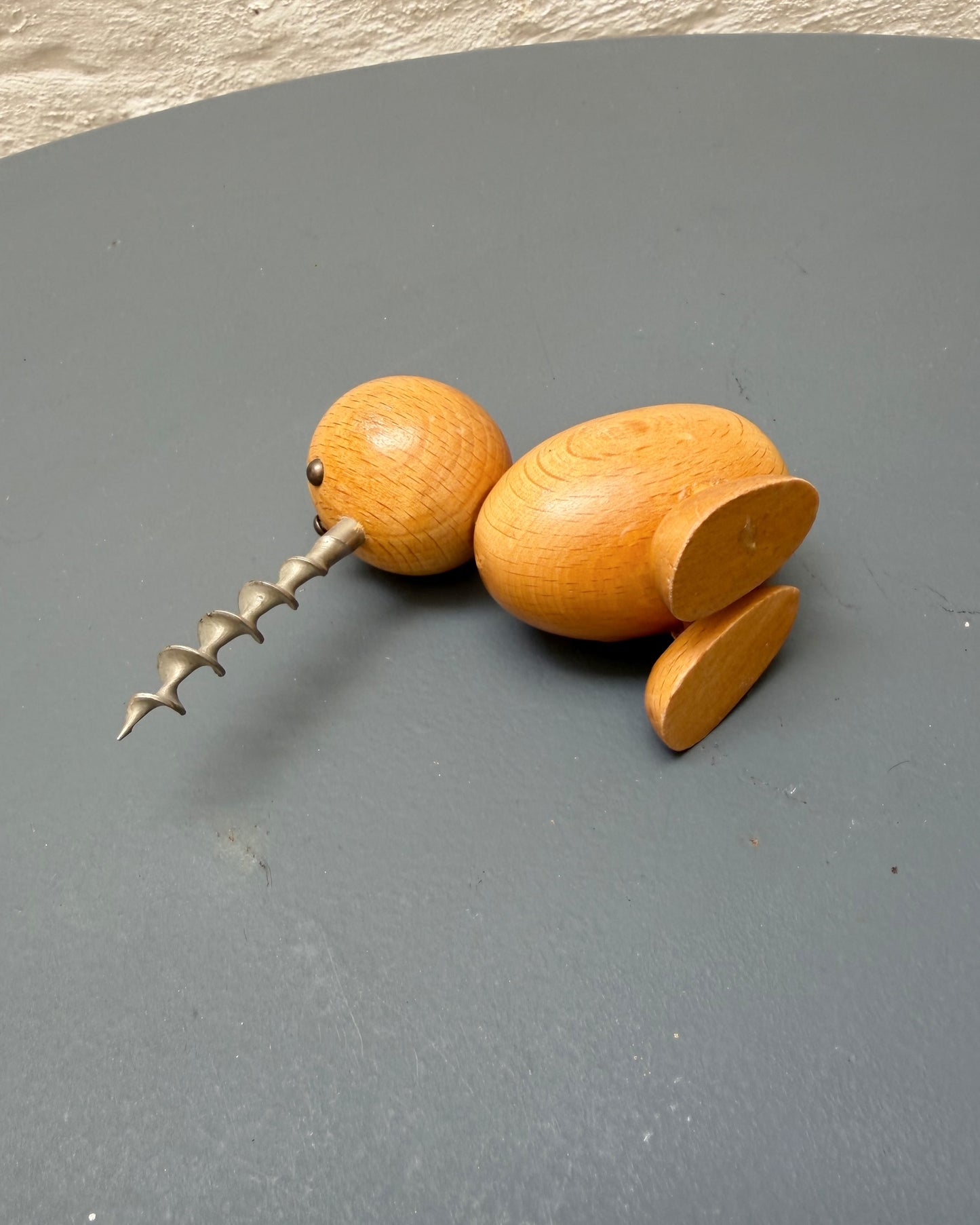 Tire bouchon oiseau en bois design scandinave