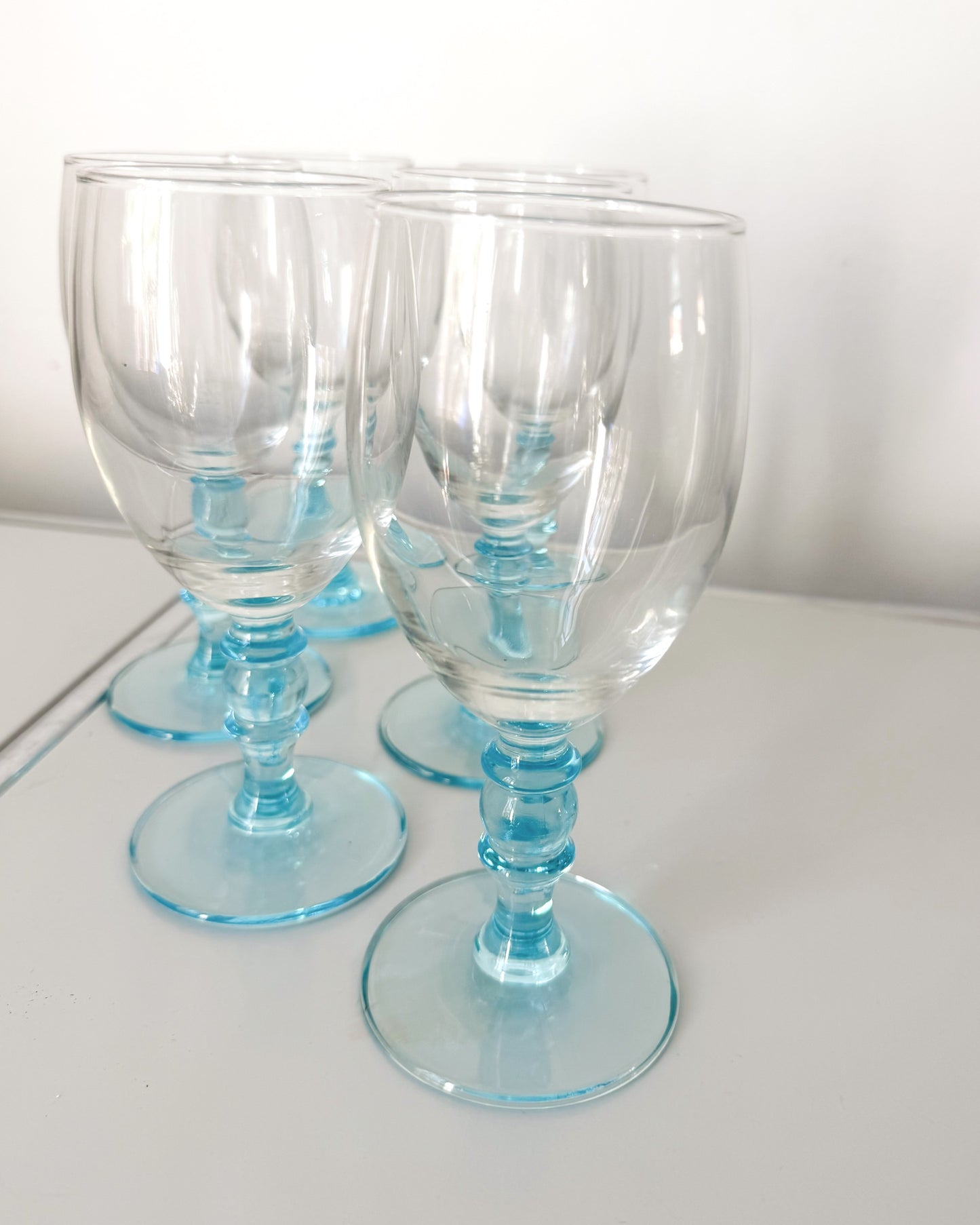 Ensemble de 6 verres italiens des années 80 Cerve