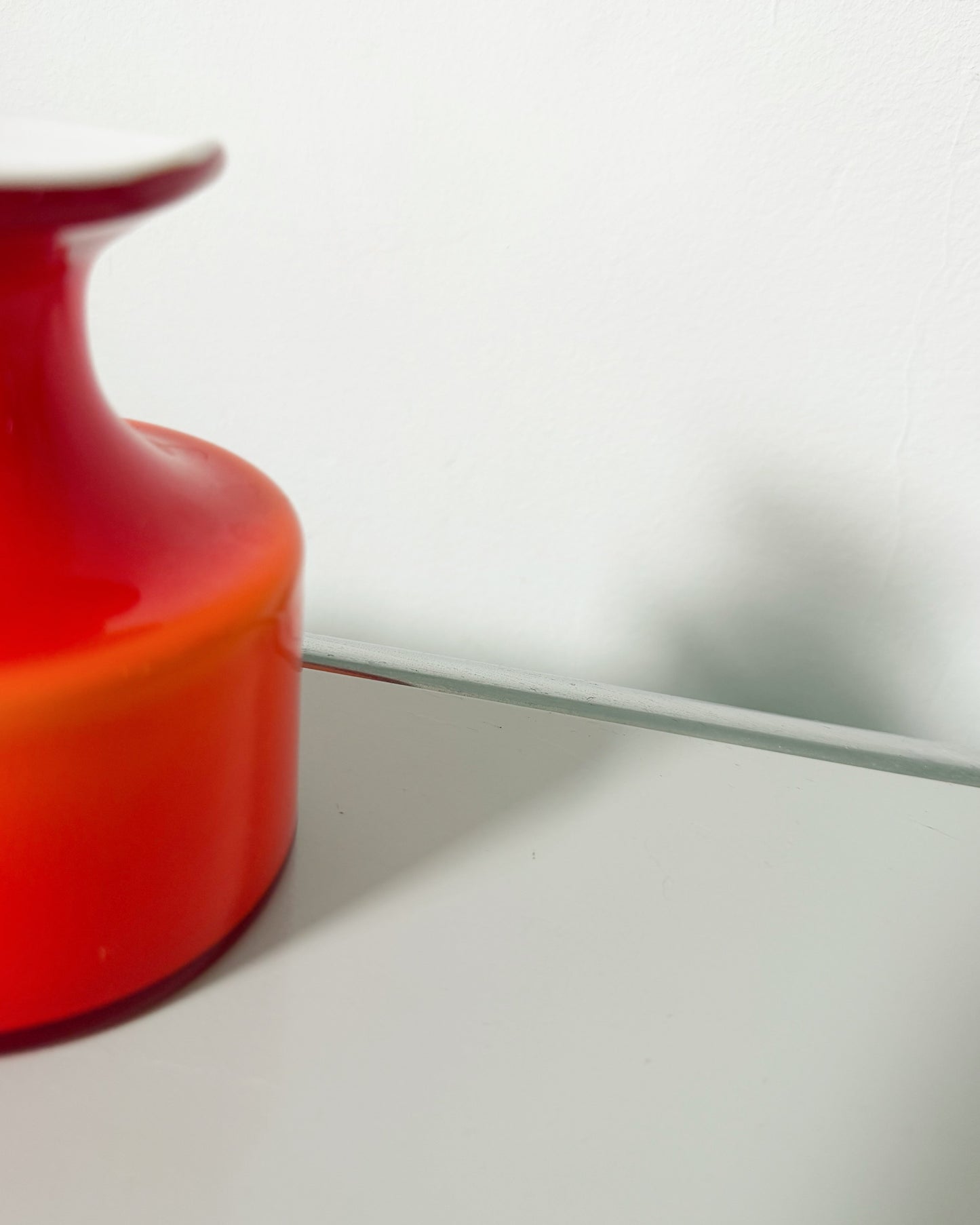 Petit vase rouge Carnaby de Per Lutken pour Holmegaard
