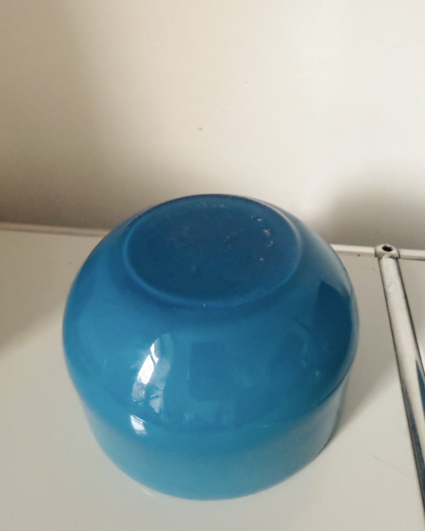Bol en opaline turquoise par Michael Bang pour Holmegaard