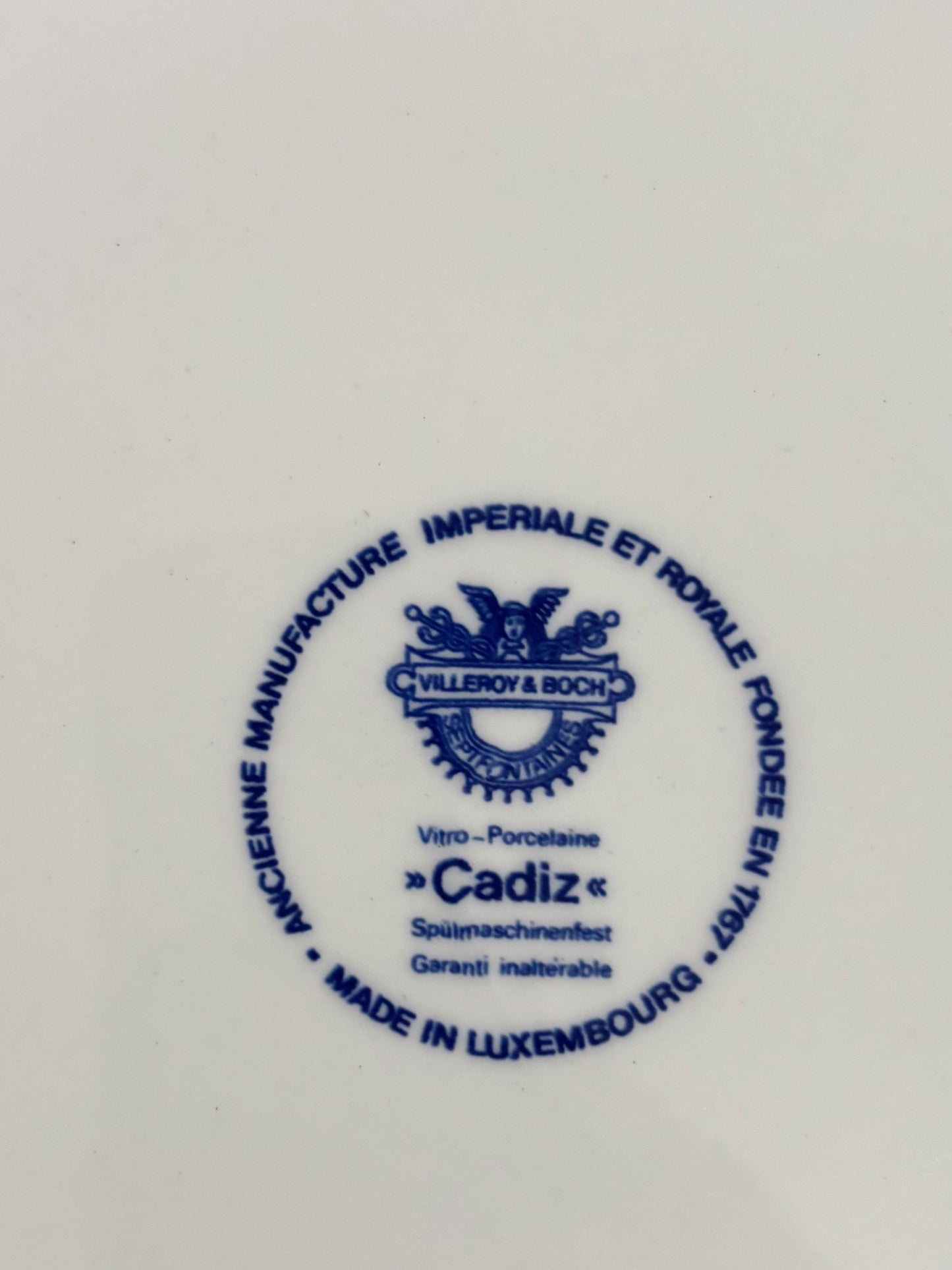 Ensemble de 4 assiettes Cadiz de Villeroy et Boch