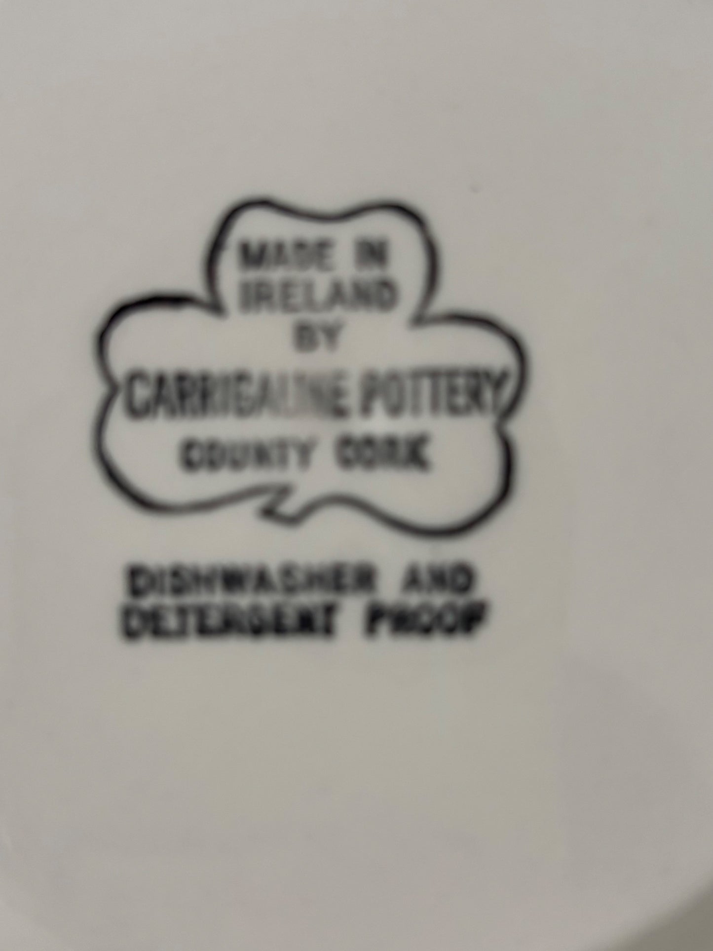 Ensemble de 6 petites assiettes de Carrigaline Pottery