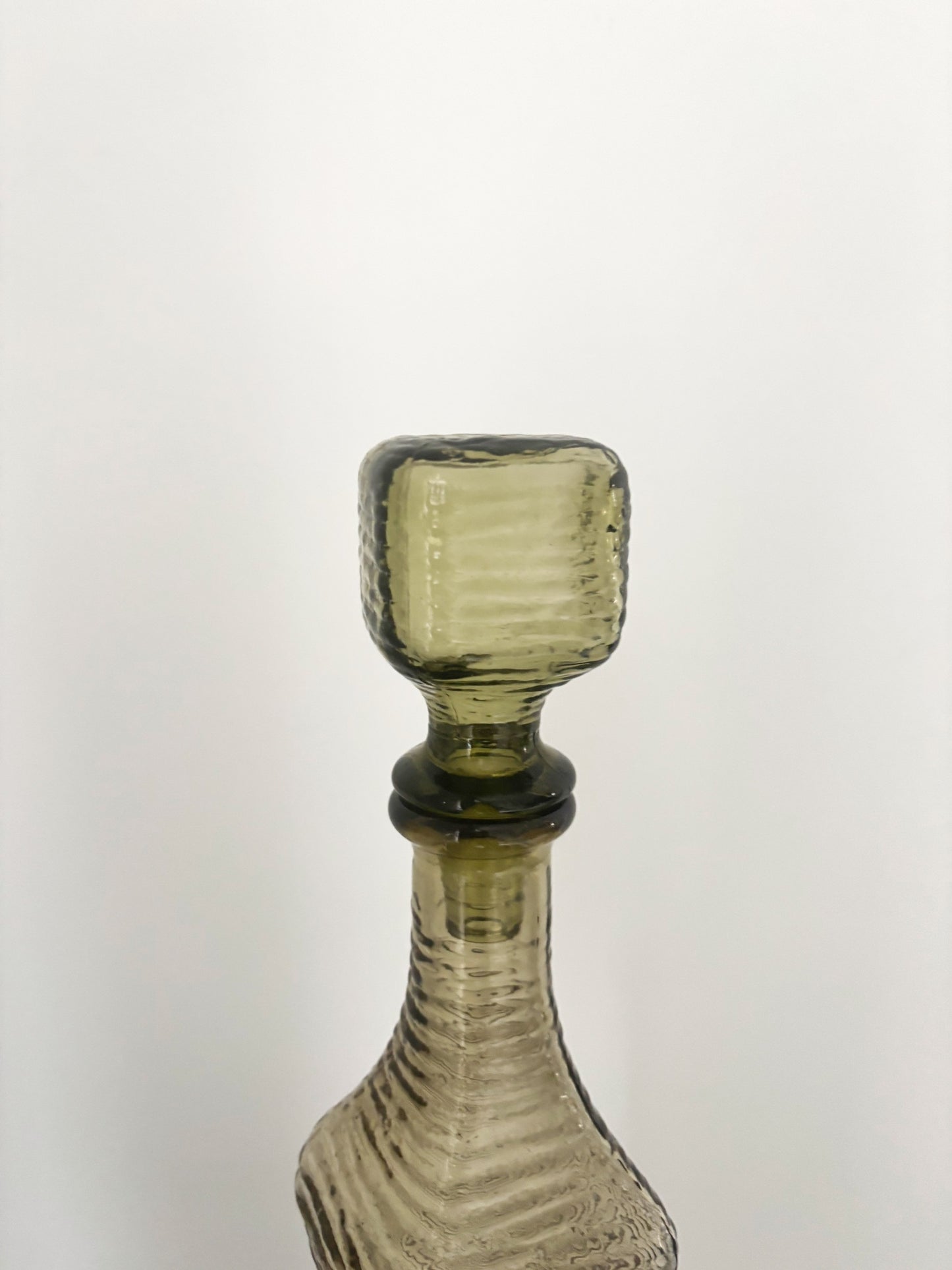 Bouteille en verre Empoli brune