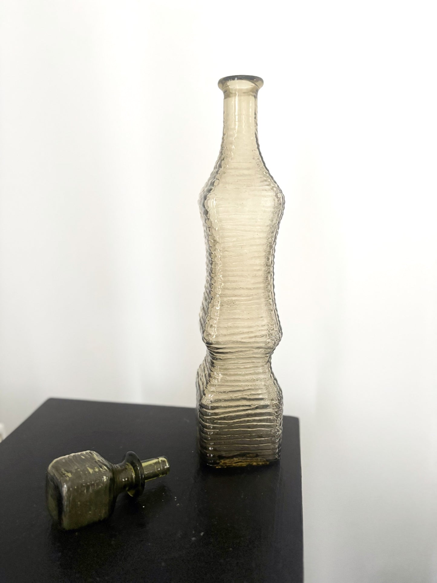 Bouteille en verre Empoli brune