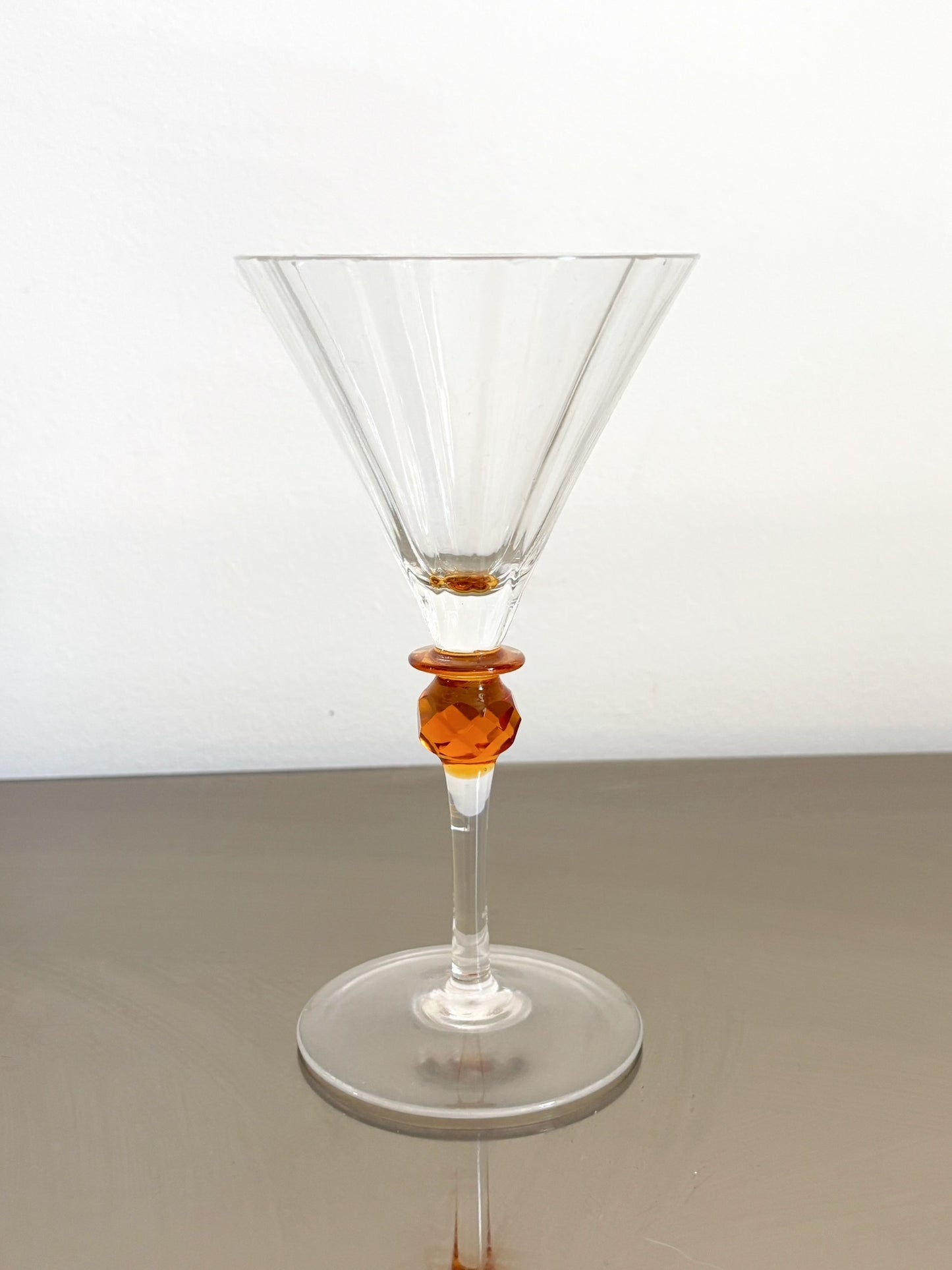 4 verres à cocktail en cristal