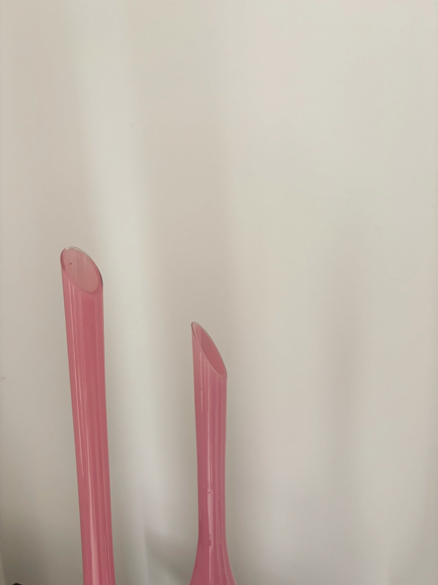Ensemble de 2 soliflores en opaline florentine roses