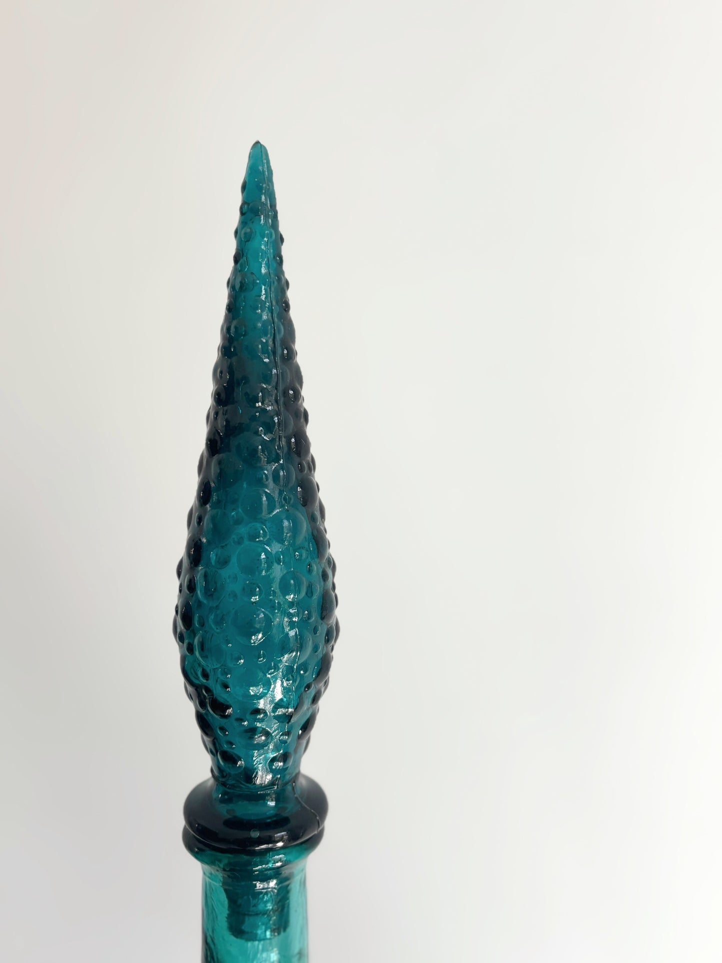 Bouteille Empoli bleue pétrol