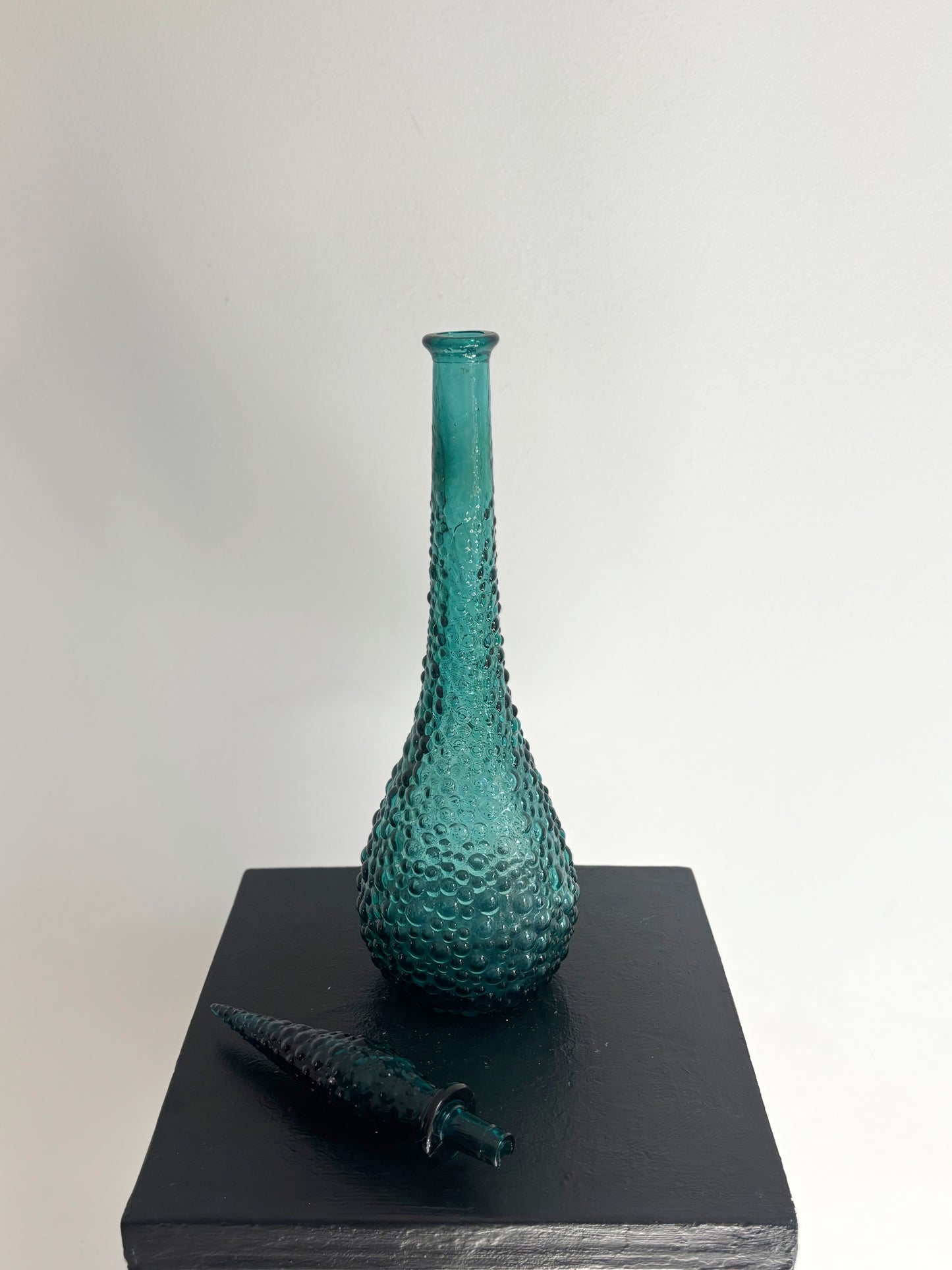Bouteille Empoli bleue pétrol