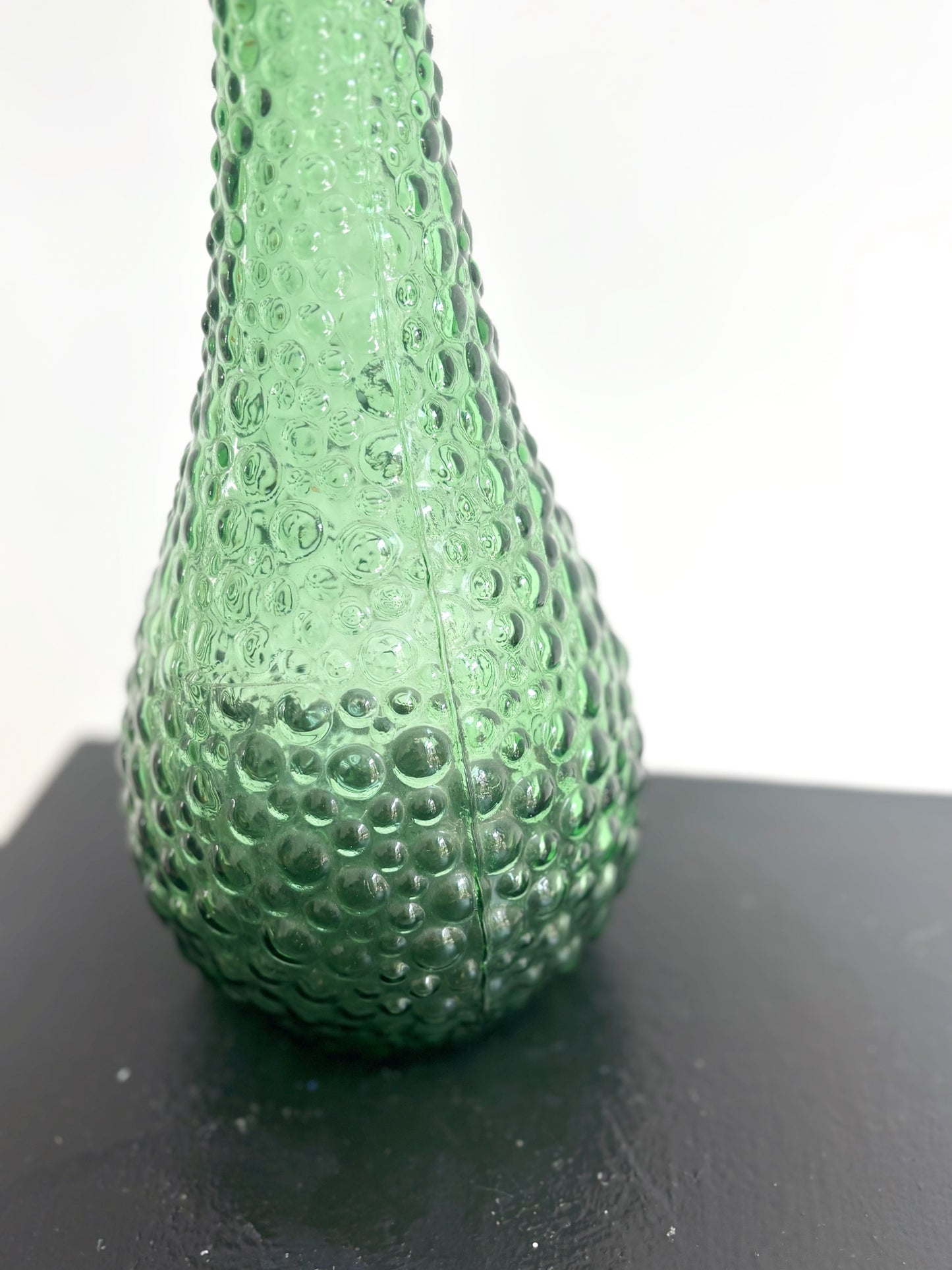 Bouteille Empoli verte à bulles