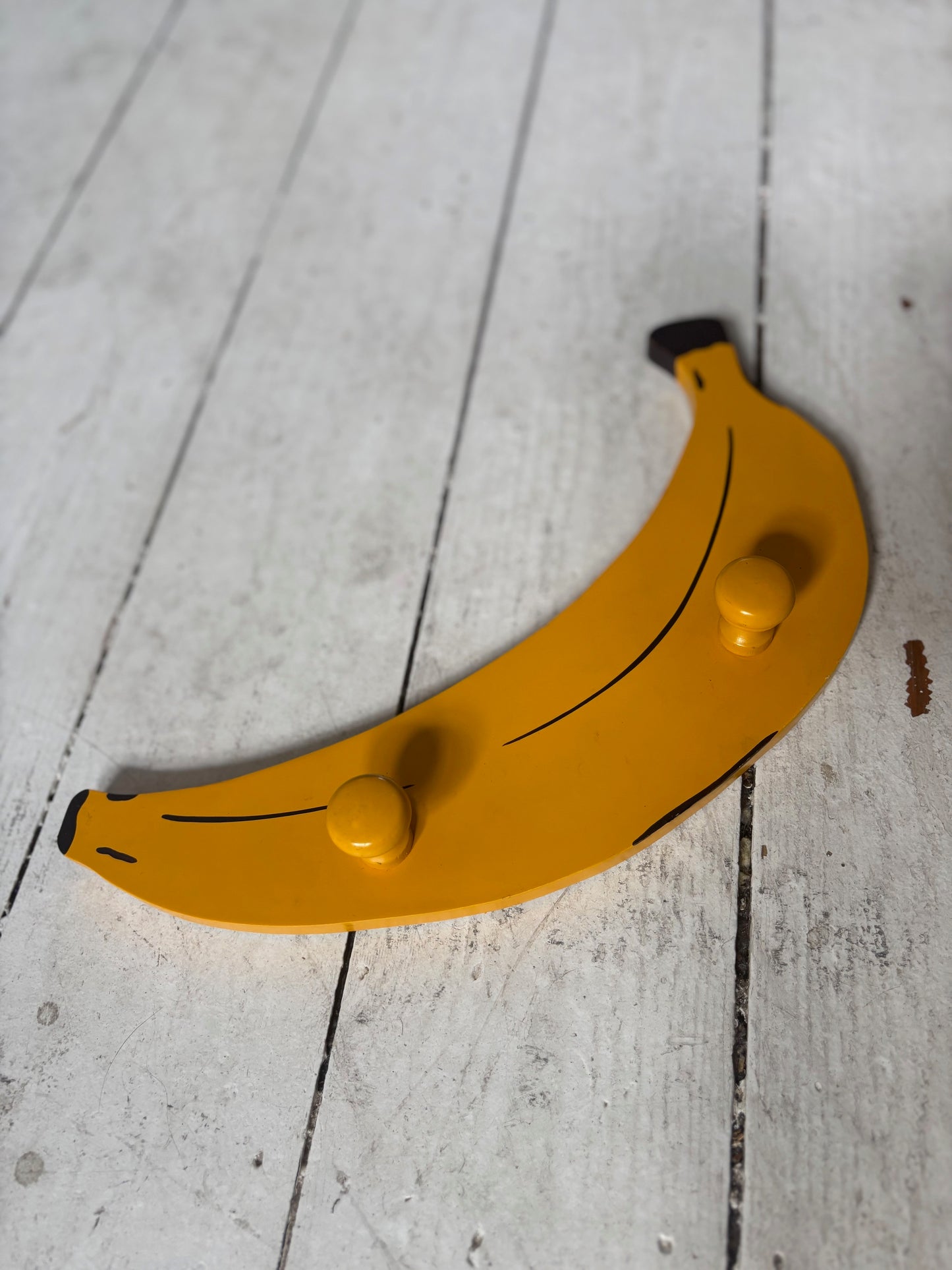 Kapstok van bananenboomhout