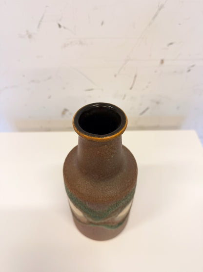 vase en céramique de type fat lava d'Allemagne de l'Ouest 1970