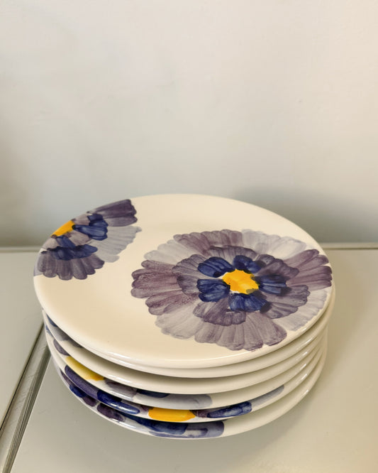 Ensemble de 6 assiettes en céramique italienne
