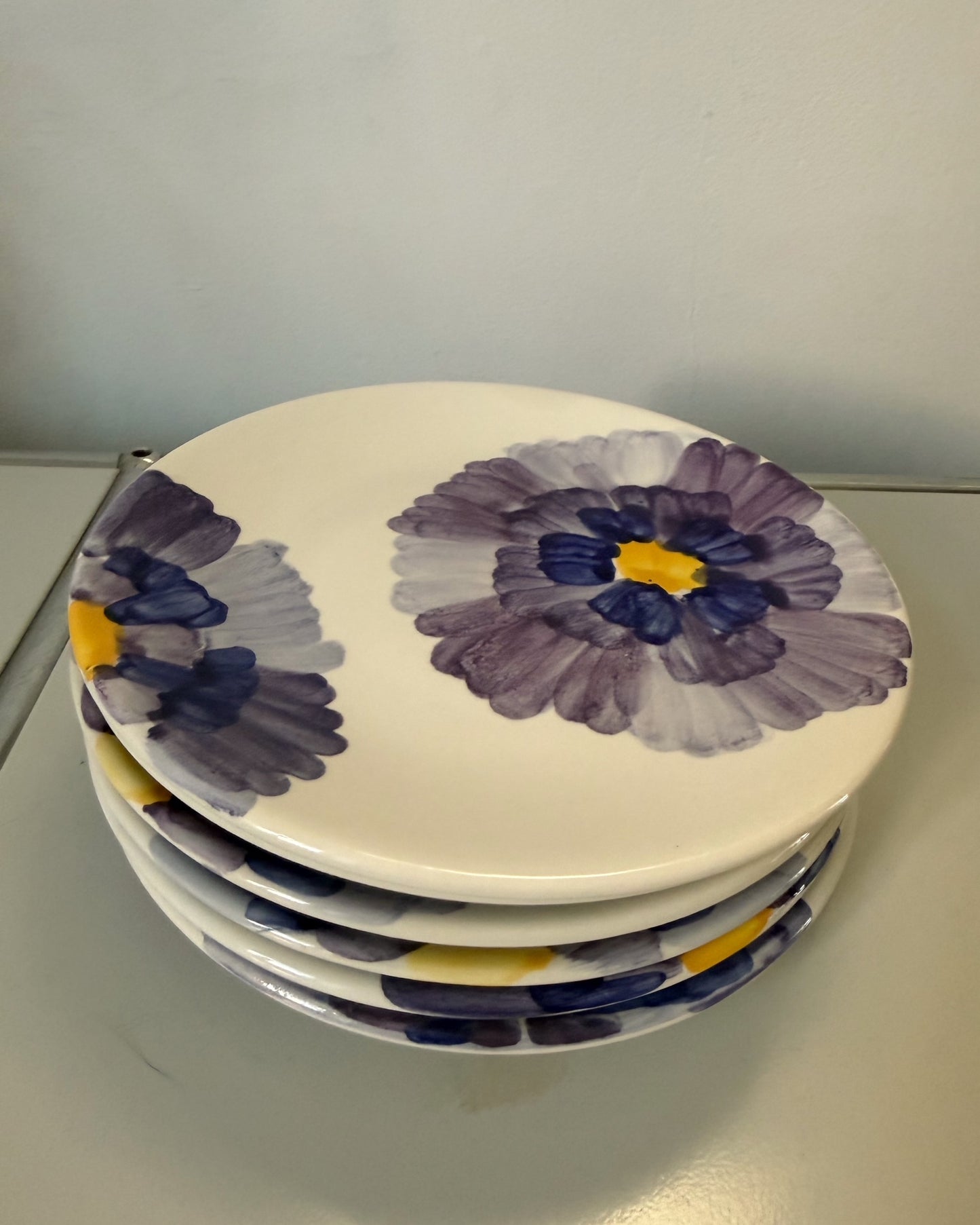 Ensemble de 6 assiettes en céramique italienne