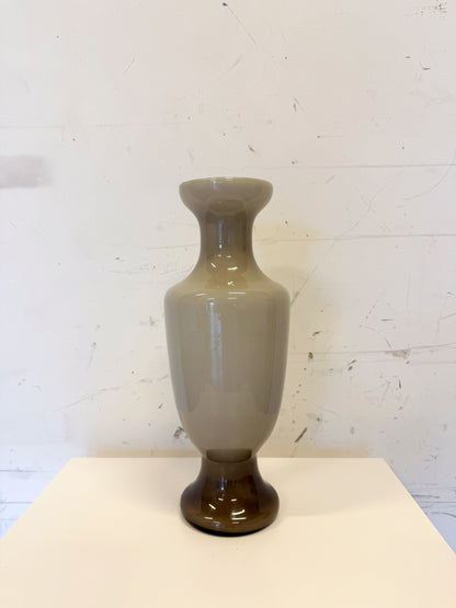 Vase Empoli en opaline grise