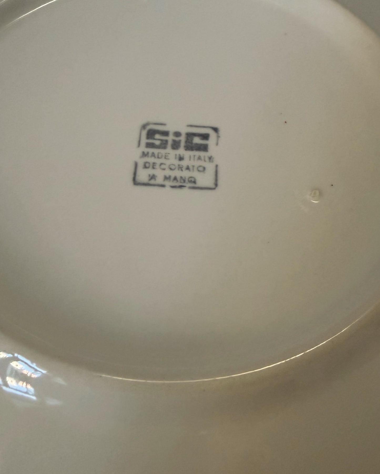 Ensemble de 6 assiettes en céramique italienne