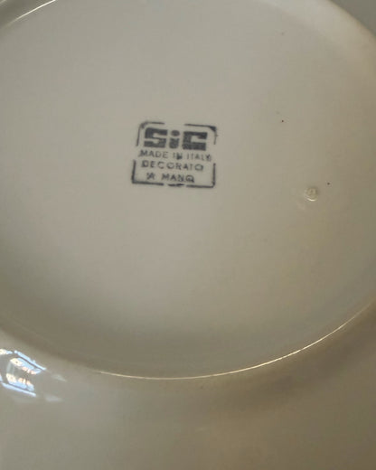Ensemble de 6 assiettes en céramique italienne