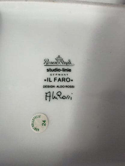 Théière IL FARO d'Aldo Rossi pour Rosenthal