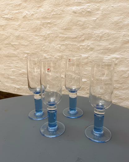 Ensemble de 4 flutes à champagne Bormioli Rocco