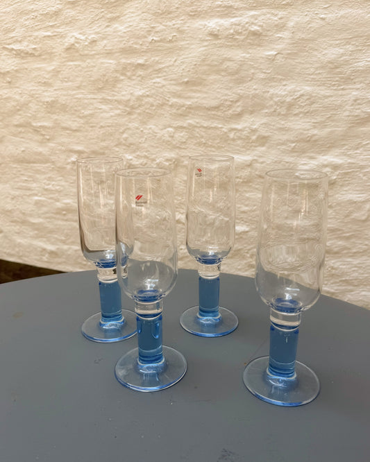 Ensemble de 4 flutes à champagne Bormioli Rocco