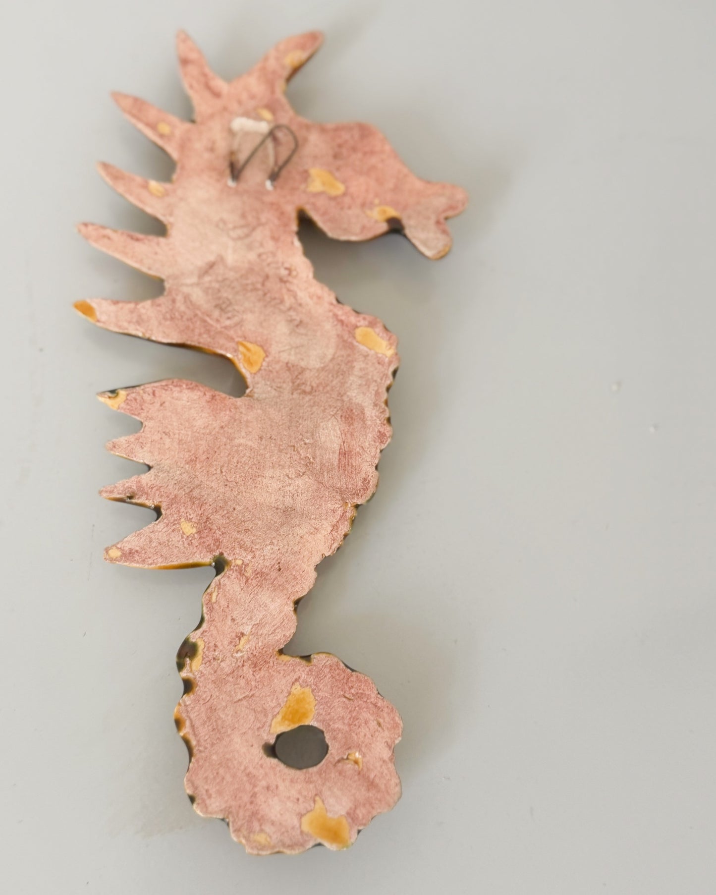 Hippocampe vintage à accrocher au mur