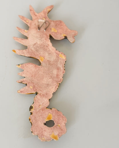 Hippocampe vintage à accrocher au mur