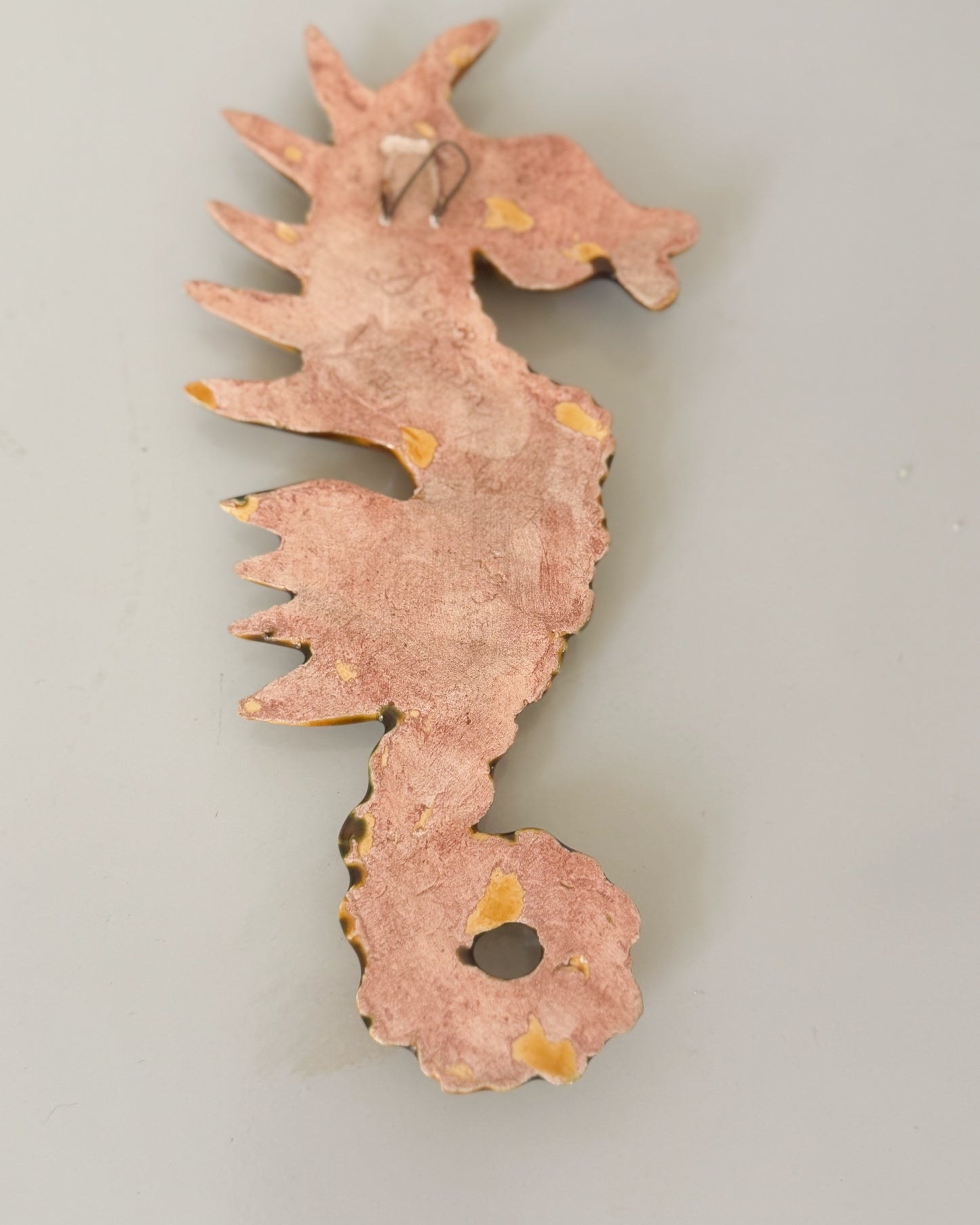 Hippocampe vintage à accrocher au mur