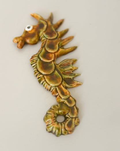 Hippocampe vintage à accrocher au mur