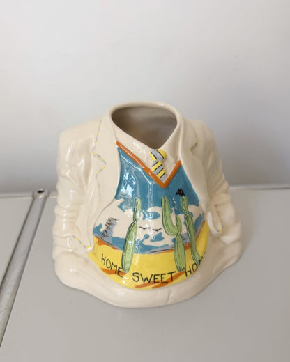 Vase numéroté de la marque Sunshine ceramics par Paul Cardew