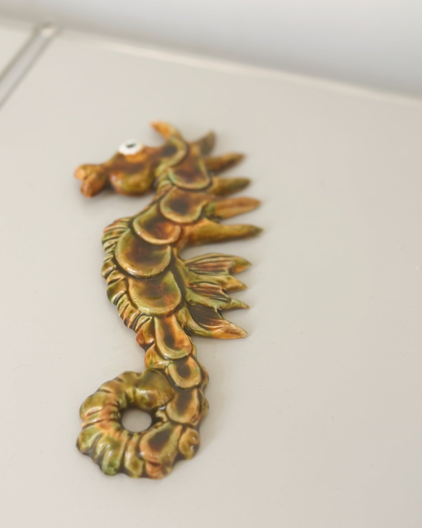Hippocampe vintage à accrocher au mur