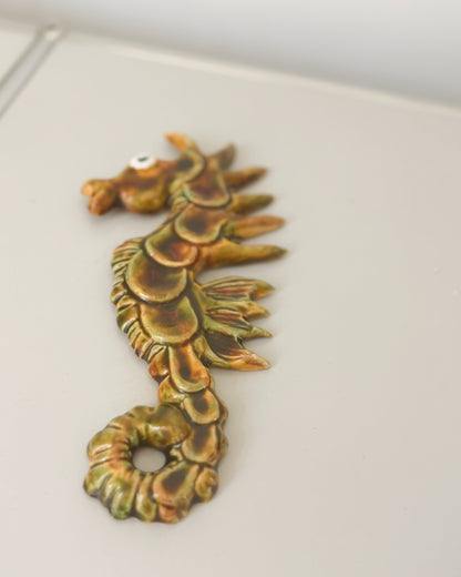 Hippocampe vintage à accrocher au mur