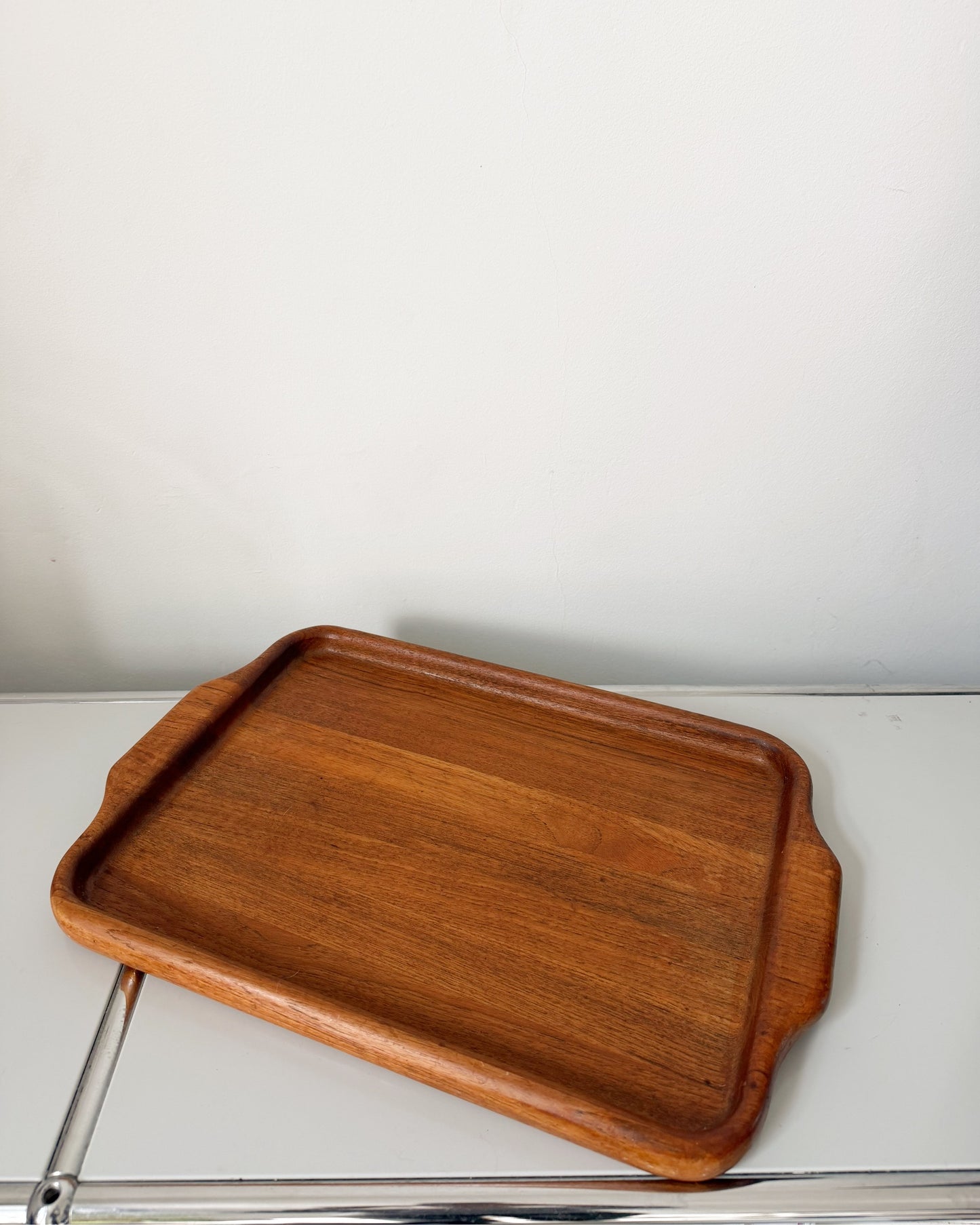 Plateau vintage en teck Digsmed Danemark