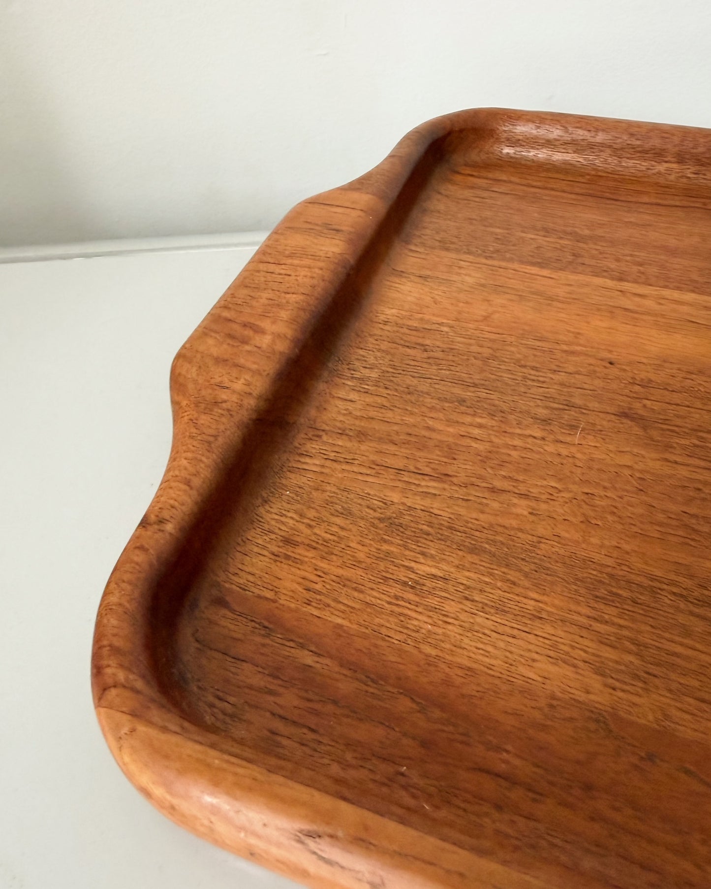 Plateau vintage en teck Digsmed Danemark