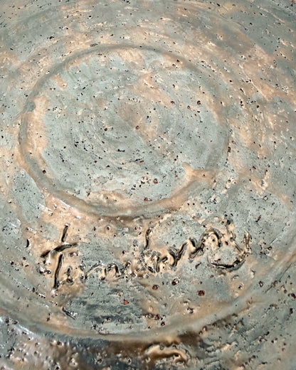 Grand plat en éramique de l'ateleir Perignem par Thibault Vandeweghe