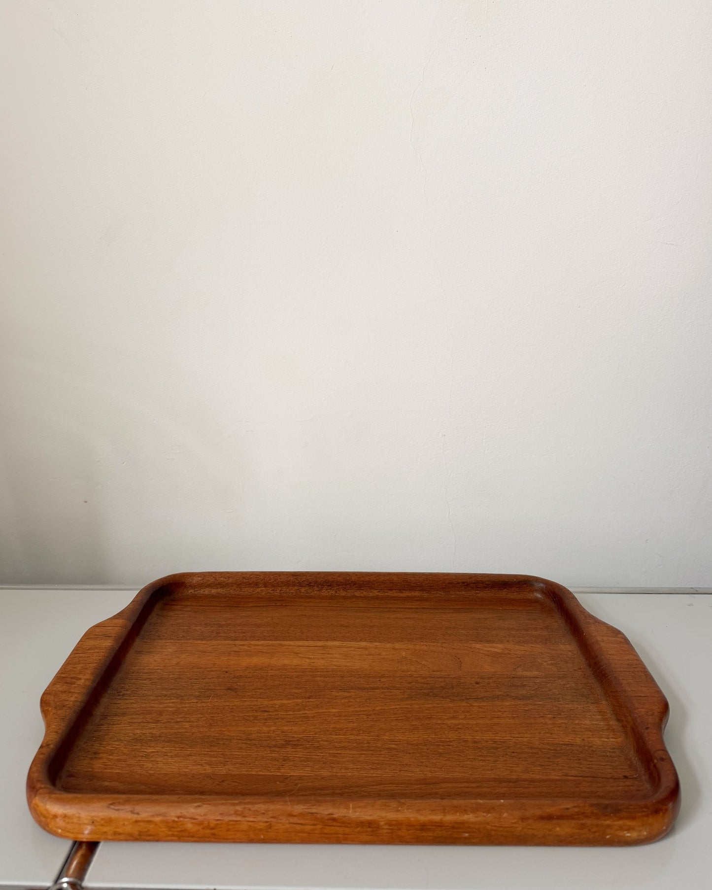 Plateau vintage en teck Digsmed Danemark