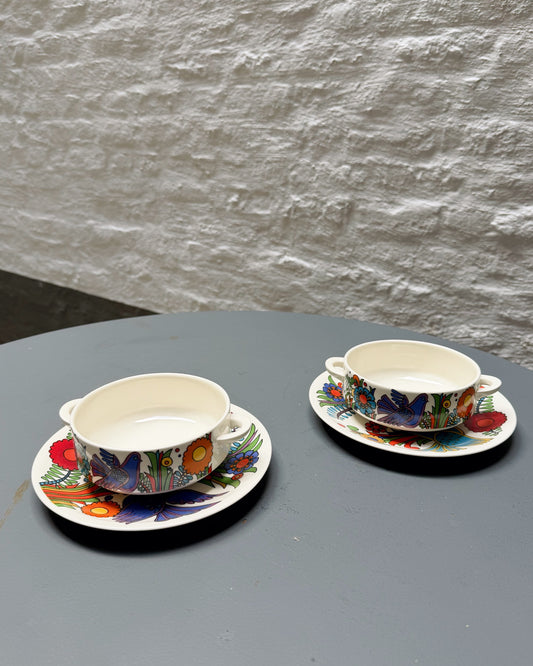 Bol à anses et soucoupe assortie Acapulco Villeroy & Boch