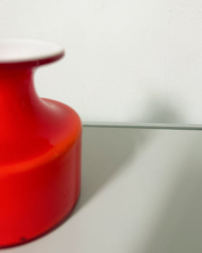 Petit vase rouge  Carnaby de Per Lutken pour Holmegaard