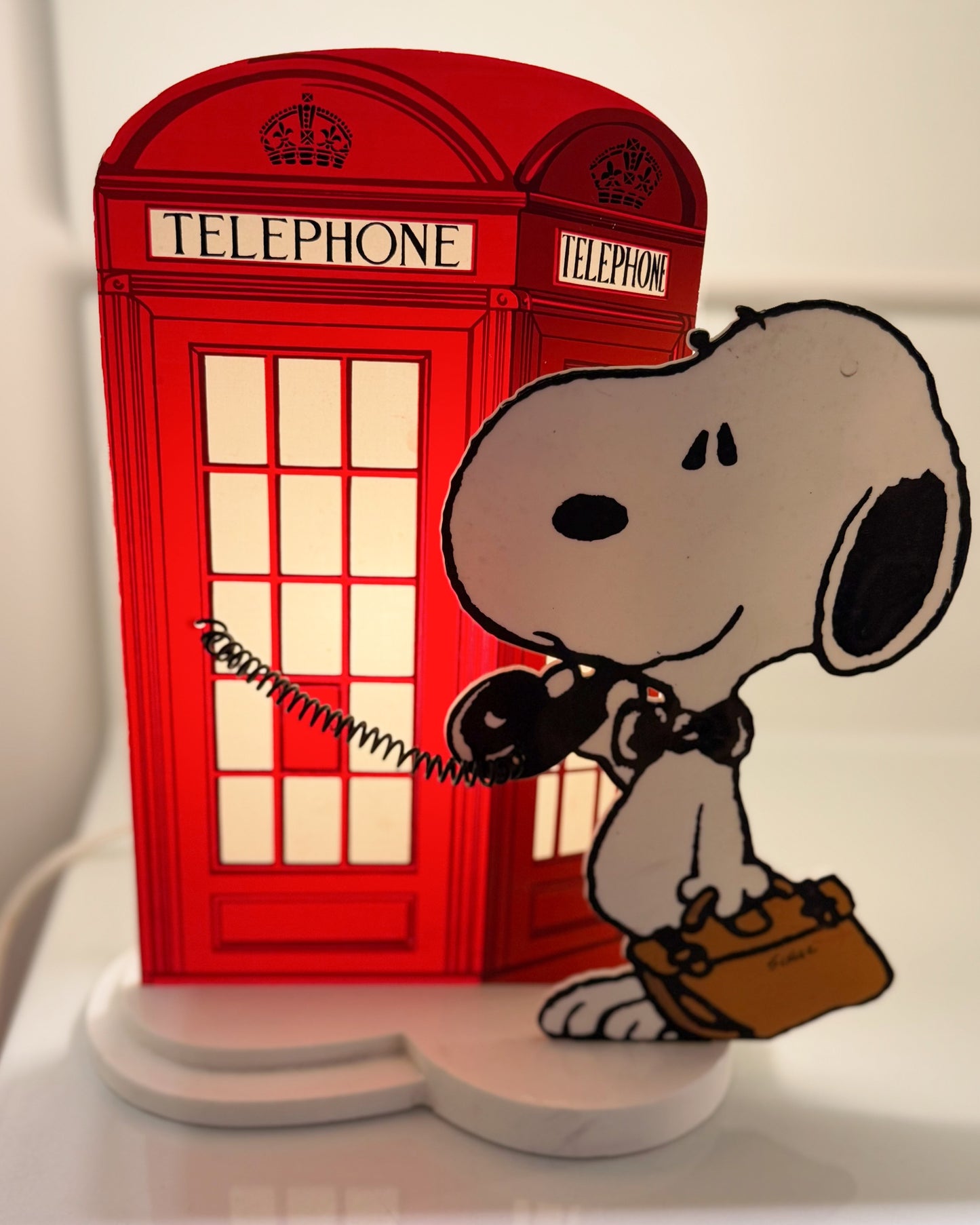 Lampe de table vintage Snoopy 1980