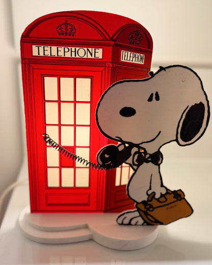 Lampe de table vintage Snoopy 1980