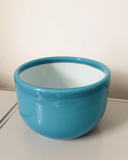 Grand bol en opaline bleue Michael Bang pour Holmegaard