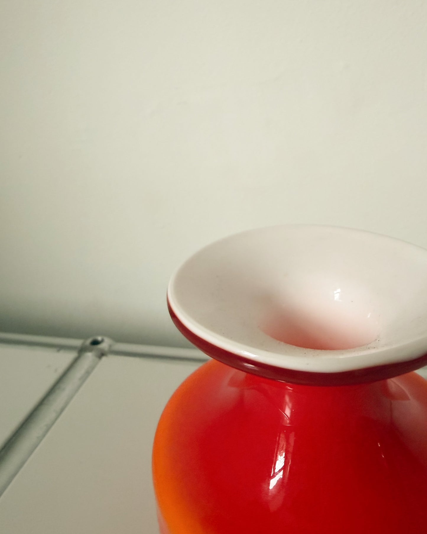 Petit vase rouge Carnaby de Per Lutken pour Holmegaard