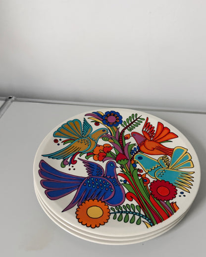 Lot de 3 assiettes à dessert Acapulco décor plein Villeroy & Boch