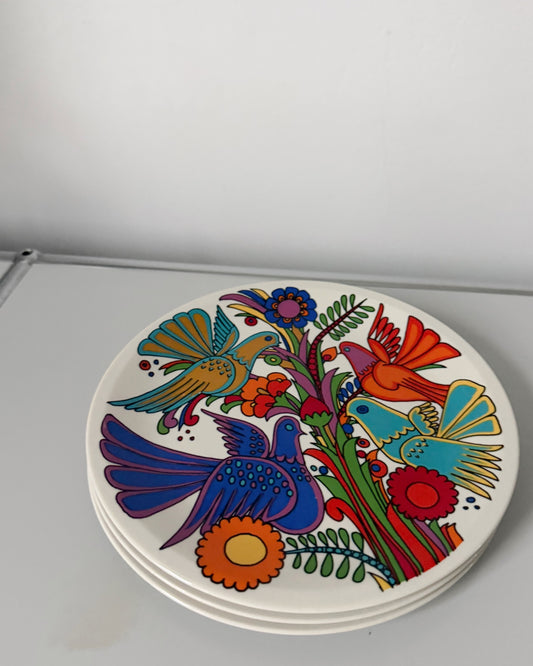 Lot de 3 assiettes à dessert Acapulco décor plein Villeroy & Boch
