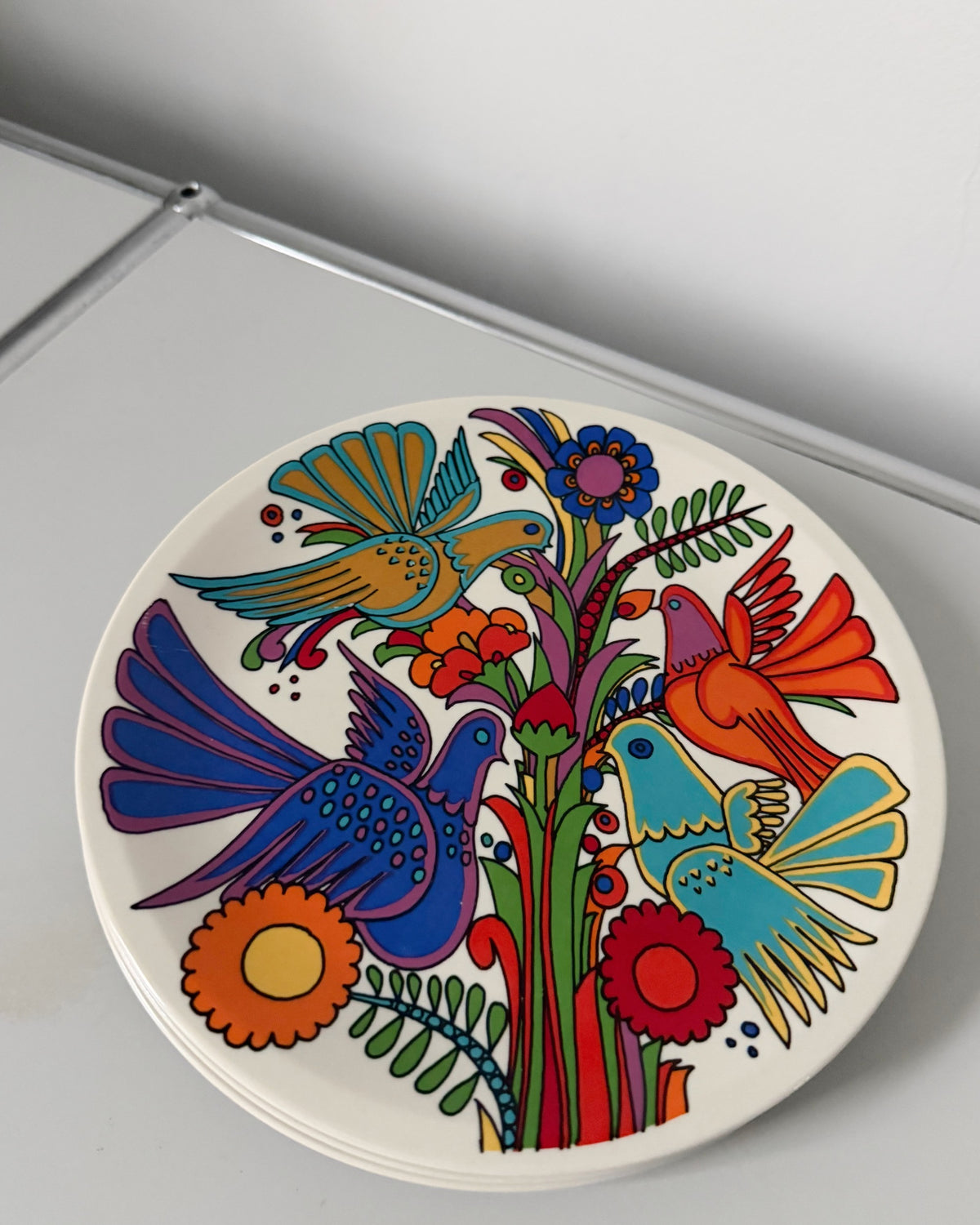 Lot de 3 assiettes à dessert Acapulco décor plein Villeroy & Boch