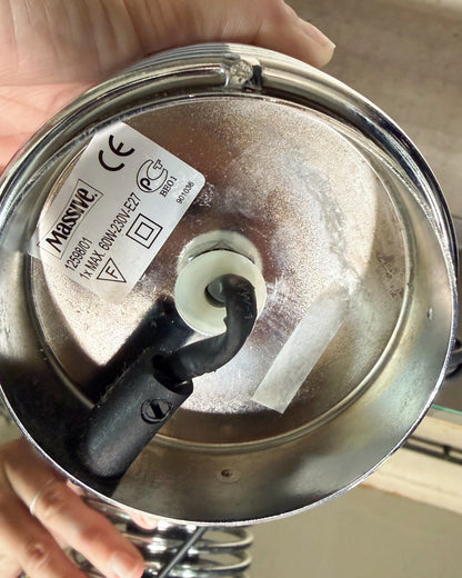Lampe de table Ressort chromée Massive 1970 - 80