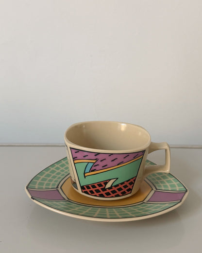 Tasse et sous-tasse de la collection Flash one pour Rosenthal 1980