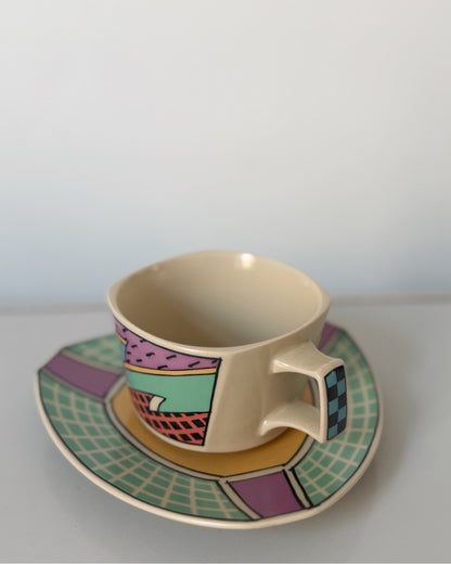 Tasse et sous-tasse de la collection Flash one pour Rosenthal 1980