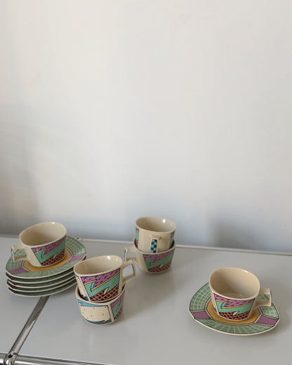 Tasse et sous-tasse de la collection Flash one pour Rosenthal 1980