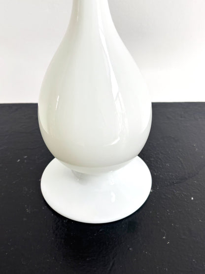Soliflore en opaline blanc