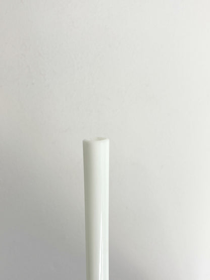 Soliflore en opaline blanc