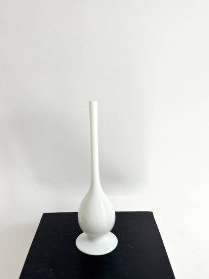 Soliflore en opaline blanc